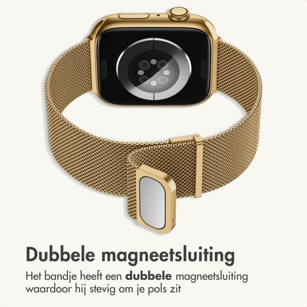 imoshion Milanees magnetisch bandje Apple Watch | 44/45/46/49 mm - Goud