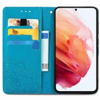 imoshion Mandala Bookcase Samsung Galaxy S21 FE - Turquoise