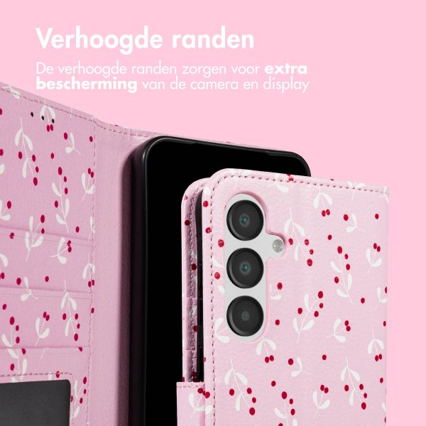 imoshion Design Bookcase Samsung Galaxy A35 - Blush Berries