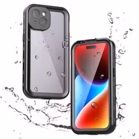 Redpepper Dot Plus Waterproof Backcover Apple iPhone 15 - Zwart