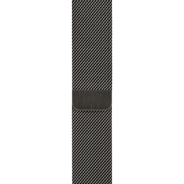 Apple Milanese Loop Band Apple Watch Series 1 t/m 11 / SE / Ultra (44/45/46/49 mm) - Anthracite
