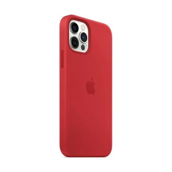 Apple Silicone Backcover MagSafe Apple iPhone 12 (Pro) - Red