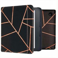 imoshion Design Slim Hard Case Sleepcover met stand Tolino Vision 5 - Black Graphic