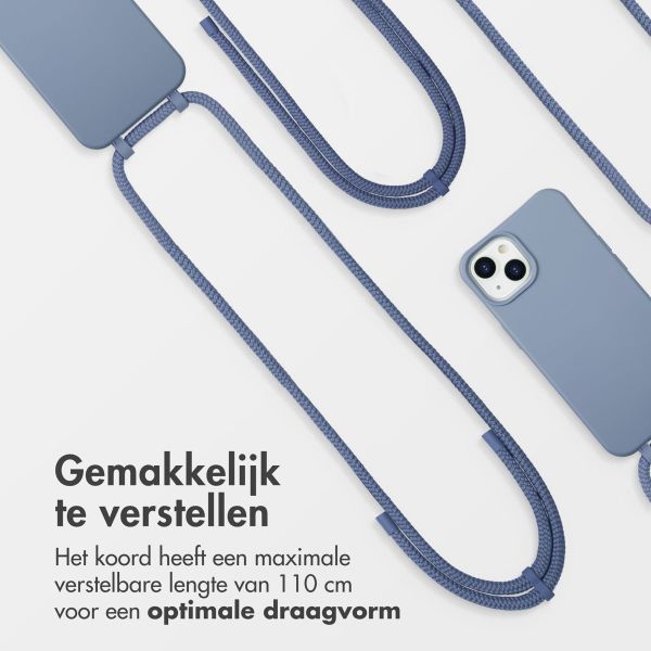 imoshion Color Backcover met afneembaar koord MagSafe Apple iPhone 14 - Ash Blue