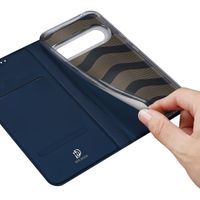 Dux Ducis Slim Softcase Bookcase Google Pixel 9 / 9 Pro - Donkerblauw