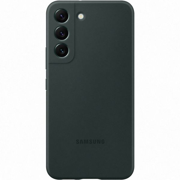 Samsung Originele Silicone Backcover Galaxy S22 - Dark Green