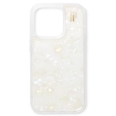 iDeal of Sweden Pearlized Case iPhone 15 Pro - Wit