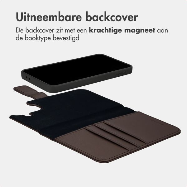 imoshion Uitneembare 2-in-1 Luxe Bookcase Samsung Galaxy A37 (5G) - Bruin