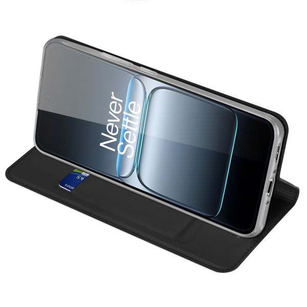 Dux Ducis Slim Softcase Bookcase OnePlus Nord 5 - Zwart