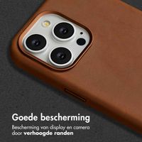 Accezz Vintage Leather Magsafe Backcover Apple iPhone 15 Pro Max - Tabacco Cognac