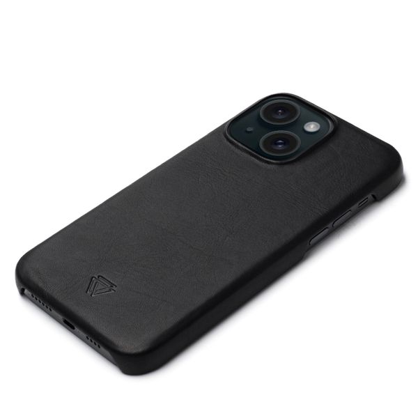 Wachikopa Full Wrap Backcover iPhone 15 - Black