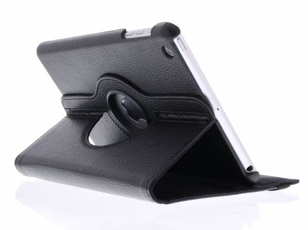 360° Draaibare Bookcase iPad Mini 3 (2014) / Mini 2 (2013) / Mini 1 (2012) - Zwart