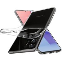 Spigen Crystal Flex Backcover Galaxy S21 Ultra - Transparant