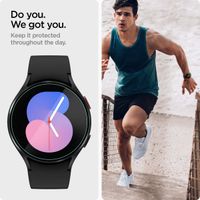 Spigen EZ FIT Glas.tR Screenprotector met applicator Samsung Galaxy Watch 4 / 5 - 40 mm - Transparant