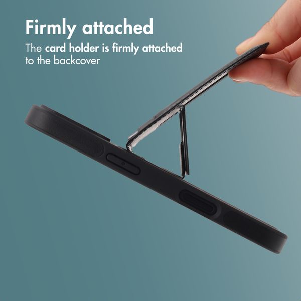 imoshion Back Cover with Card Holder and Stand Apple iPhone 16 - Black