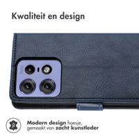 imoshion Luxe Bookcase Motorola Edge 60 Neo - Donkerblauw
