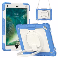 imoshion Rugged Kidsproof Backcover Apple iPad 6 (2018) 9.7 inch / iPad 5 (2017) 9.7 inch / Air 2 (2014)/Air 1 (2013) - Blauw