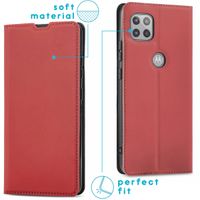 imoshion Slim Folio Bookcase Motorola Moto G 5G - Rood