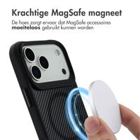 imoshion Rugged Hybrid Carbon Case met MagSafe Apple iPhone 17 Pro Max - Zwart