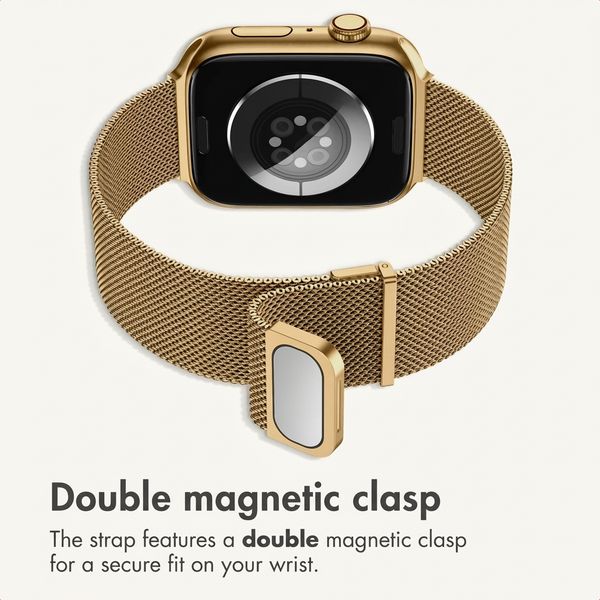imoshion Milanese Magnetic Band Apple Watch | 44/45/46/49 mm - Gold