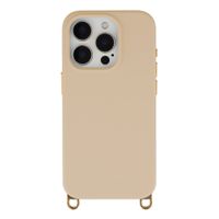 Selencia Rivièra MagSafe Backcover met afneembare haakjes Apple iPhone 15 Pro - Milky Latte