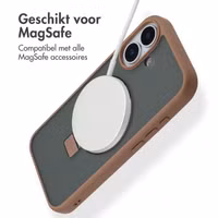 Accezz Ring Stand Backcover met MagSafe Apple iPhone 17 - Bruin