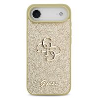 Guess 4G Metal Logo Glitter Backcover Apple iPhone Air - Goud