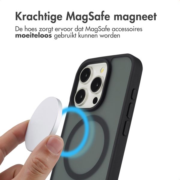 imoshion Color Guard Backcover met MagSafe Apple iPhone 15 Pro - Zwart