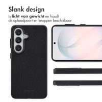 Accezz MagSafe Leather Backcover Samsung Galaxy S26 - Onyx Black