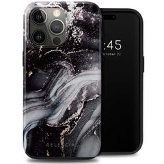 Selencia Vivid Backcover Apple iPhone 15 Pro Max - Chic Marble Black
