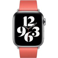 Apple Leather Band Modern Buckle Apple Watch | 38/40/41/42 mm - Size S - Pink Citrus