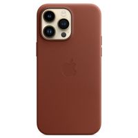Apple Leather Back Cover with MagSafe Apple iPhone 14 Pro Max - Umber
