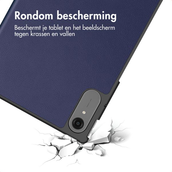 imoshion Trifold Bookcase Lenovo Idea Tab Pro Gen 2 - Donkerblauw