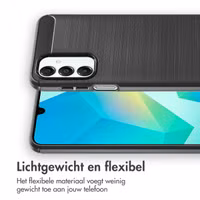 imoshion Brushed Backcover Samsung Galaxy A16 - Zwart