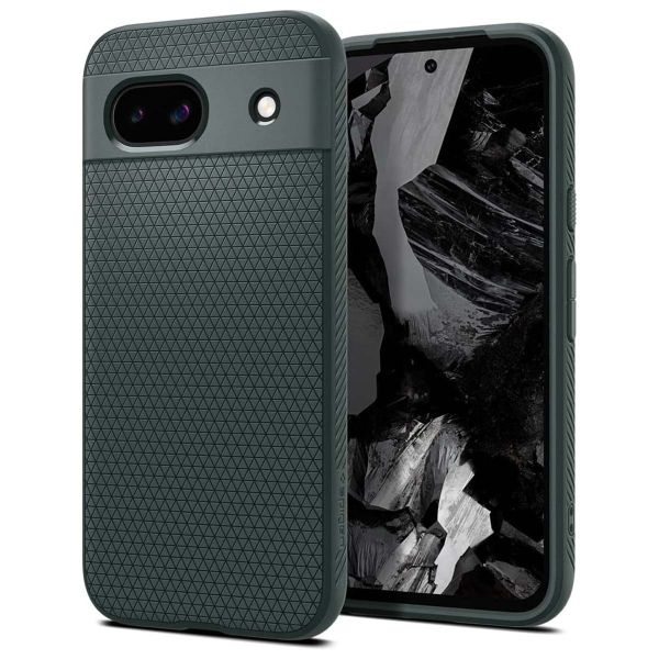 Spigen Liquid Air Backcover Google Pixel 8a - Abyss Green