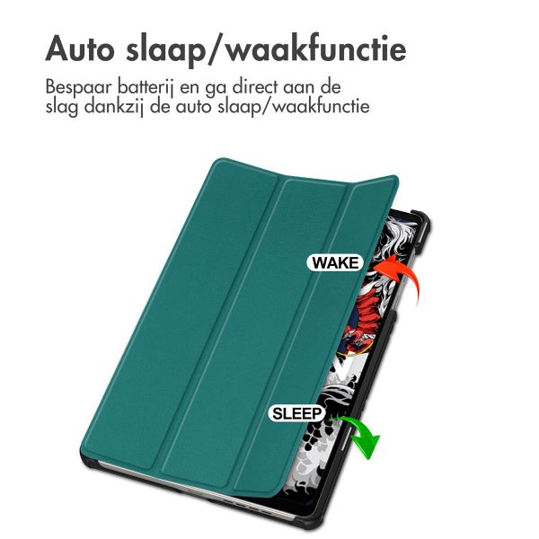 imoshion Trifold Bookcase Lenovo Legion Tab (2025) - Donkergroen