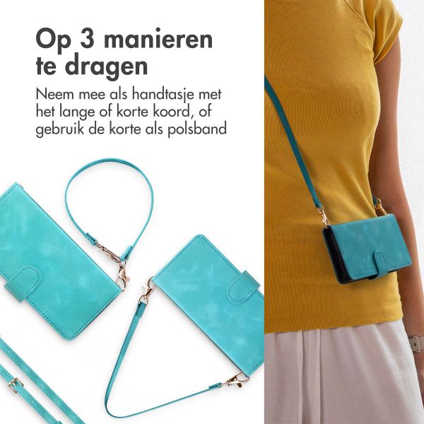 imoshion Bookcase met koord Apple iPhone 15 - Turquoise