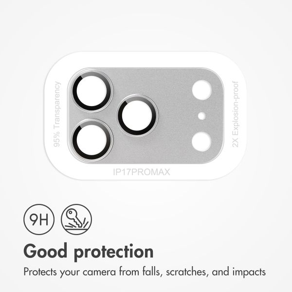 imoshion Camera Protector Glass 2-pack Apple iPhone 17 Pro Max - Silver
