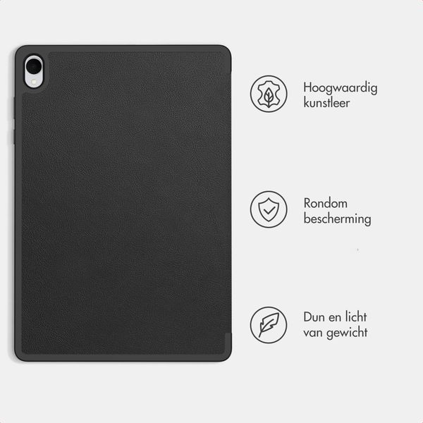 imoshion Trifold Bookcase Samsung Galaxy Tab S12 Plus - Zwart