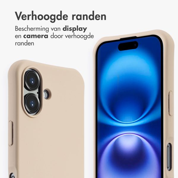 imoshion Color Backcover met afneembaar koord MagSafe Apple iPhone 16 - Nude