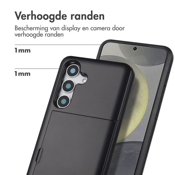 imoshion Backcover met pasjeshouder Samsung Galaxy S25 - Zwart