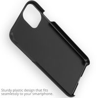 Ontwerp je eigen Apple iPhone 11 hardcase hoesje - Zwart