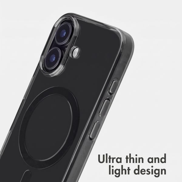 Accezz Lite Case with MagSafe Apple iPhone 16 - Smokey Clear