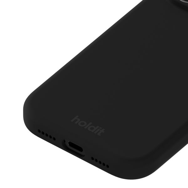 Holdit Silicone Case Apple iPhone 17 Pro - Zwart