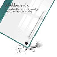 imoshion Trifold Hardcase Bookcase Samsung Galaxy Tab S10 FE Plus - Groen