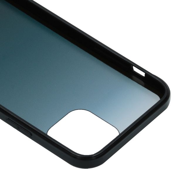 Gradient Backcover iPhone 12 (Pro) - Zwart