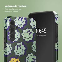 Selencia Vivid Backcover Samsung Galaxy A55 - Wavy Smiley Green