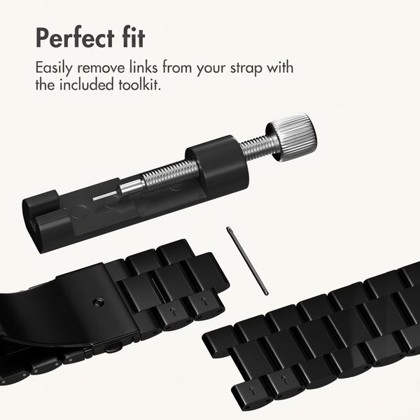 imoshion Steel strap Apple Watch | 44/45/46/49 mm - Black
