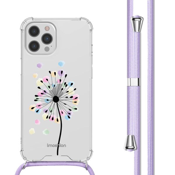 imoshion Design hoesje met koord Apple iPhone 12 Pro Max - Sandstone Dandelion