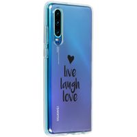 Design Backcover Huawei P30 - Live Laugh Love